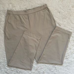 Lululemon Pants Your True Trouser 7/8 Pant Pull On Trench Khaki W5DB9S Sz 12